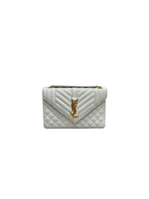 YSL envelope medium in grained leather