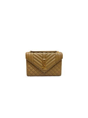 YSL envelope medium in grained leather