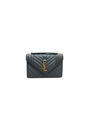YSL envelope medium in grained leather