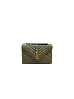YSL envelope medium in grained leather