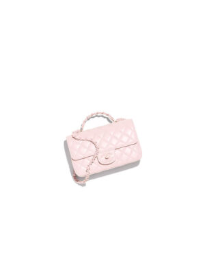 Chanel Mini Flap Bag with Top Handle(HIGH-END GRADE)