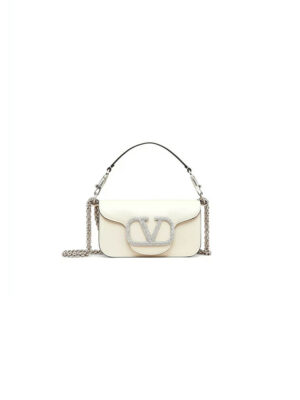 VALENTINO GARAVANI LOCO SMALL SHOULDER BAG WITH JEWEL LOGO(HIGH-END GRADE)