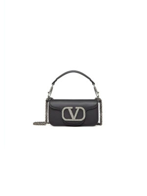 VALENTINO GARAVANI LOCO SMALL SHOULDER BAG WITH JEWEL LOGO(HIGH-END GRADE)