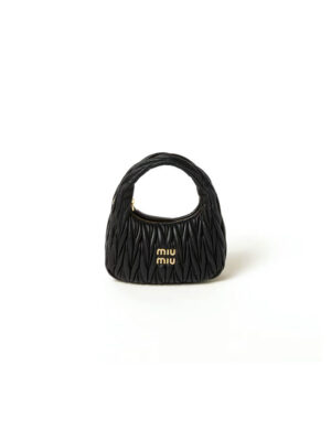 Small Wander matelasse nappa leather hobo bag(HIGH-END GRADE)