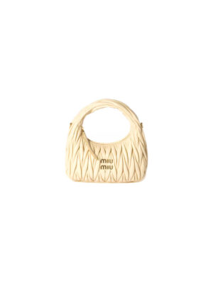 Small Wander matelasse nappa leather hobo bag(HIGH-END GRADE)