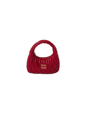 Small Wander matelasse nappa leather hobo bag(HIGH-END GRADE)