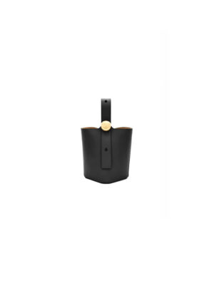 LOEWE Mini Pebble bucket in smooth calfskin(high-end grade)