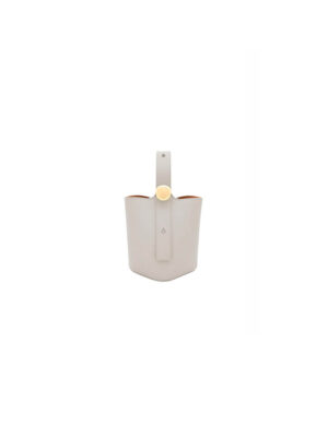 LOEWE Mini Pebble bucket in smooth calfskin(high-end grade)