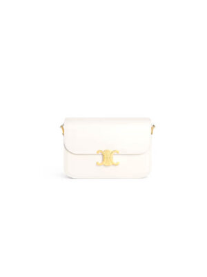 CELINE CLASSIQUE TRIOMPHE BAG in shiny calfskin(HIGH-END GRADE)