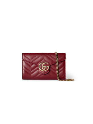 GG Marmont wallet on chain