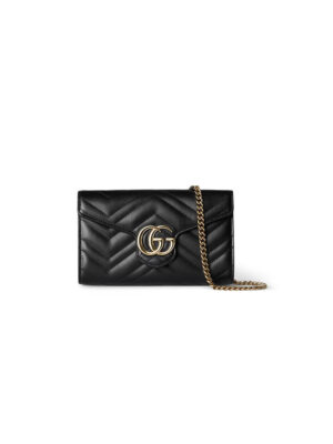 GG Marmont wallet on chain