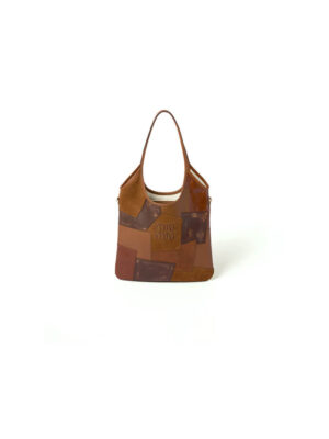 MIUMIU REGULAR IVY leather patchwork bag(HIGH-END GRADE)