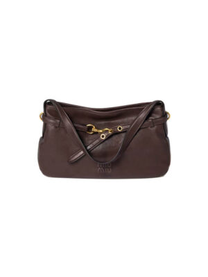 MIUMIU Medium Aventure nappa leather bag(HIGH-END GRADE)
