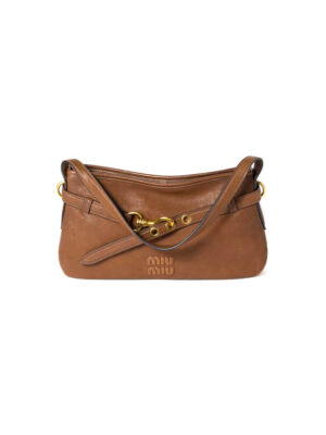MIUMIU Medium Aventure nappa leather bag(HIGH-END GRADE)