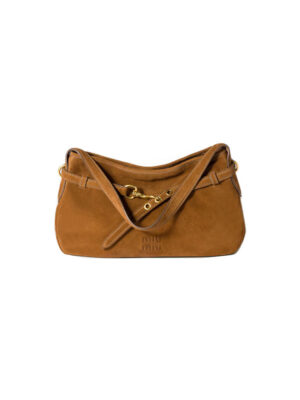 MIUMIU Medium Aventure suede bag(HIGH-END GRADE)
