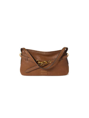 MIUMIU Regular Aventure nappa leather bag(HIGH-END GRADE)