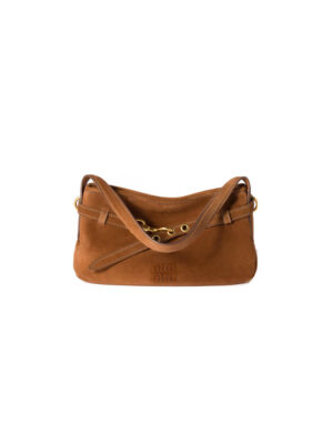 MIUMIU Regular Aventure suede bag(HIGH-END GRADE)