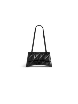 Balenciaga Women’s Crush Chain Bag Small(HIGH-END GRADE)