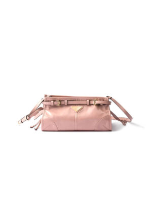 Prada Bonnie small leather shoulder bag(HIGH-END GRADE)