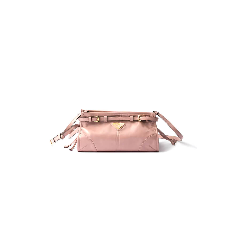 Prada Bonnie small leather shoulder bag(HIGH-END GRADE)