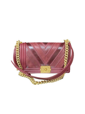 Chevron Boy Chanel Handbag