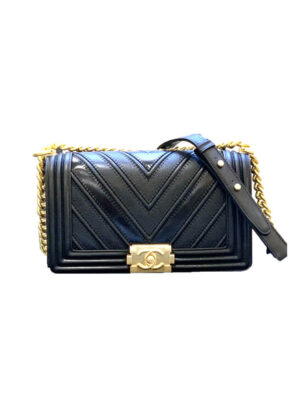 Chevron Boy Chanel Handbag