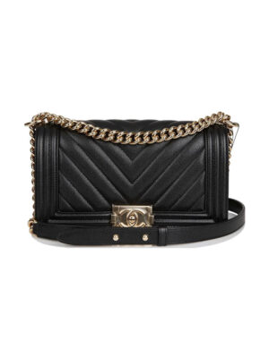 Chevron Caviar Boy Chanel Handbag