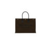 RIVE GAUCHE LARGE TOTE BAG IN PRINTED CANVAS AND LEATHER