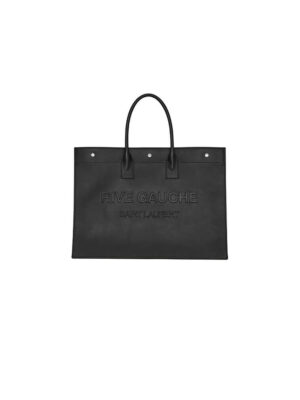 RIVE GAUCHE LARGE TOTE BAG IN SMOOTH LEATHER