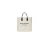 RIVE GAUCHE N/S SHOPPING BAG IN LINEN AND COTTON