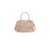 Matelasse nappa leather top-handle bag