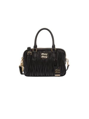Matelasse nappa leather top-handle bag