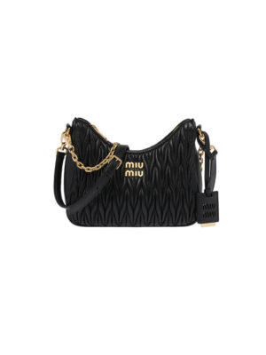Matelasse nappa leather shoulder bag