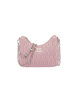 Matelasse nappa leather shoulder bag