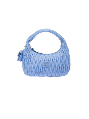 Miu Wander matelasse regenerated nylon hobo bag