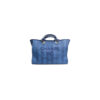 CHANEL Woven Straw Raffia Striped Medium Deauville Tote