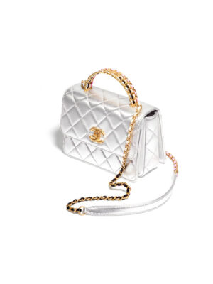 MINI FLAP BAG WITH TOP HANDLE