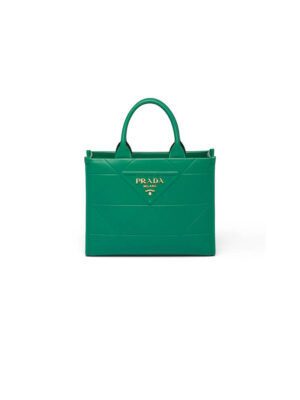 Small leather Prada Symbole bag with topstitching