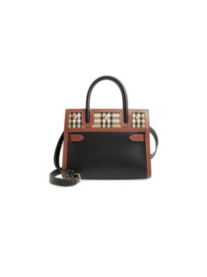 Mini Vintage Check Two Handle Title Bag