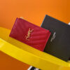 YSL CASSANDRE MATELASSÃ FRAGMENTS ZIPPED CARD CASE(HIGH-END GRADE)