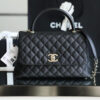 CHANEL LARGE FLAP BAG WITH TOP HANDLE(TAX-FREE GRADE)