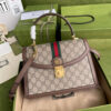 Gucci Ophidia medium top handle bag(HIGH-END GRADE)