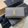 YSL kate medium in grain de poudre embossed leather