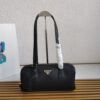Prada Medium leather top-handle bag with padlock(high-end grade)