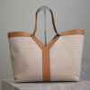 YSL Y TOTE IN CANVAS AND LEATHER(HIGH-END GRADE)
