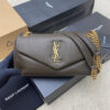 YSL calypso medium in grained lambskin