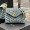 LOULOU SMALL CHAIN BAG IN “Y” QUILTED SUEDE
