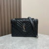 YSL envelope medium in grained leather