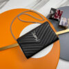 YSL classic cassandre chain wallet in grain de poudre leather