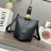 LOEWE Mini Pebble bucket in smooth calfskin(high-end grade)